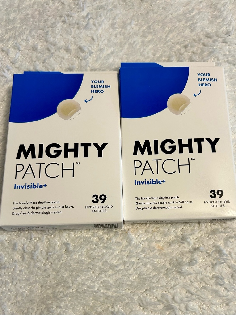 Invisible+ Acne Pimple Patches - White